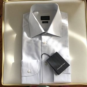 Ermenegildo Zegna men's dress shirt. NWT